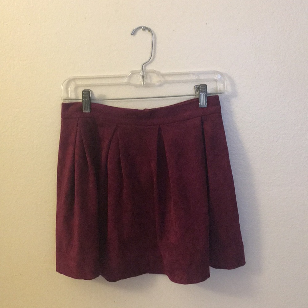 Sweade burgundy skirt